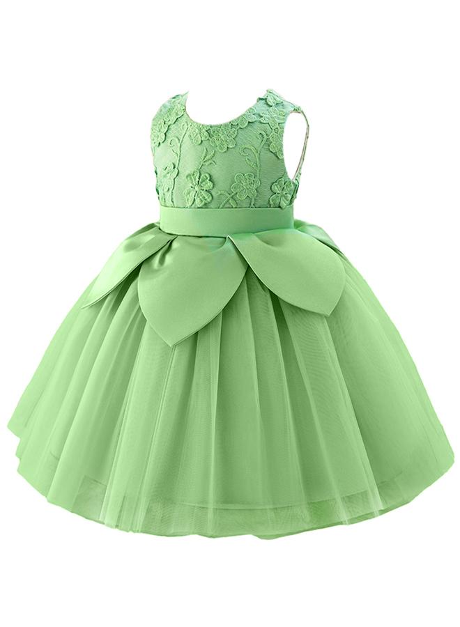babyqlo Floral Applique Tulle Dress - Image 3