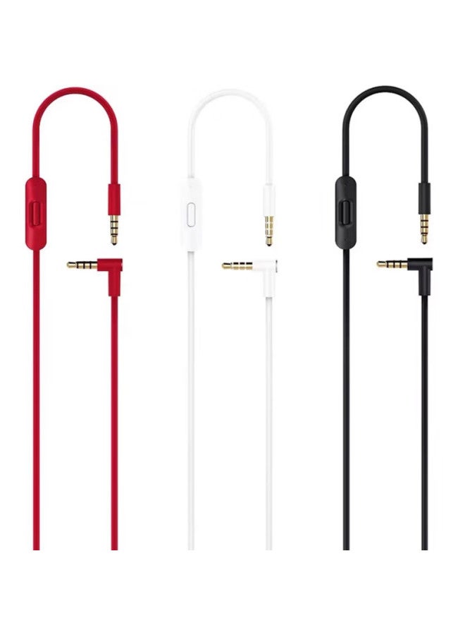 Win Potential Winqian Replacement Audio Cable For Beats Solo3/2, Studio/2/3, Mixr, Pro Headphones, With Mic And Remote Control, Black - Image 1