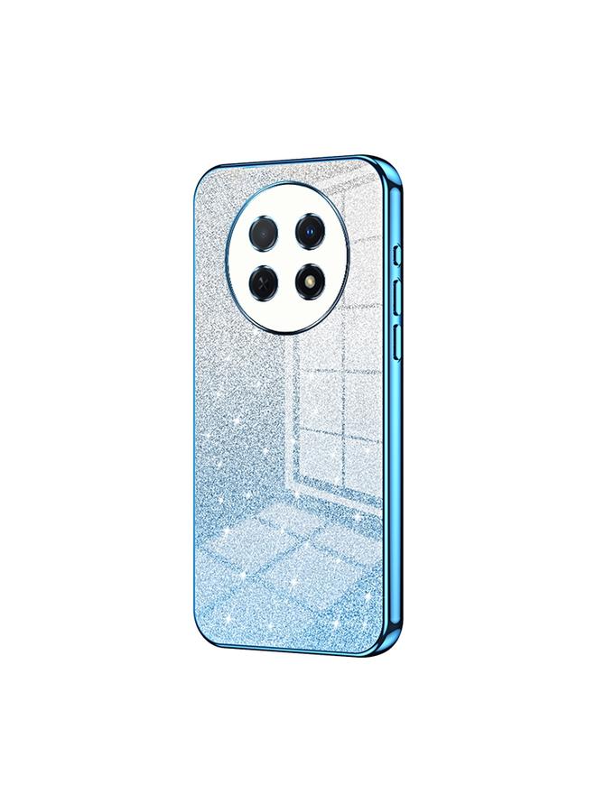 اس-توب جراب لهاتف Huawei Enjoy 60X / nova Y91، جراب هاتف مطلي بالكهرباء بلون مسحوق لامع متدرج - Image 1