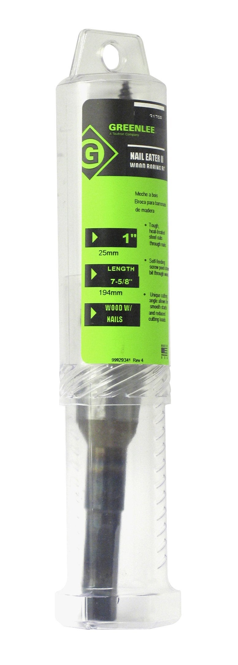 Greenlee 62PTS-1 AUGER DRILL BIT,Black - Image 2