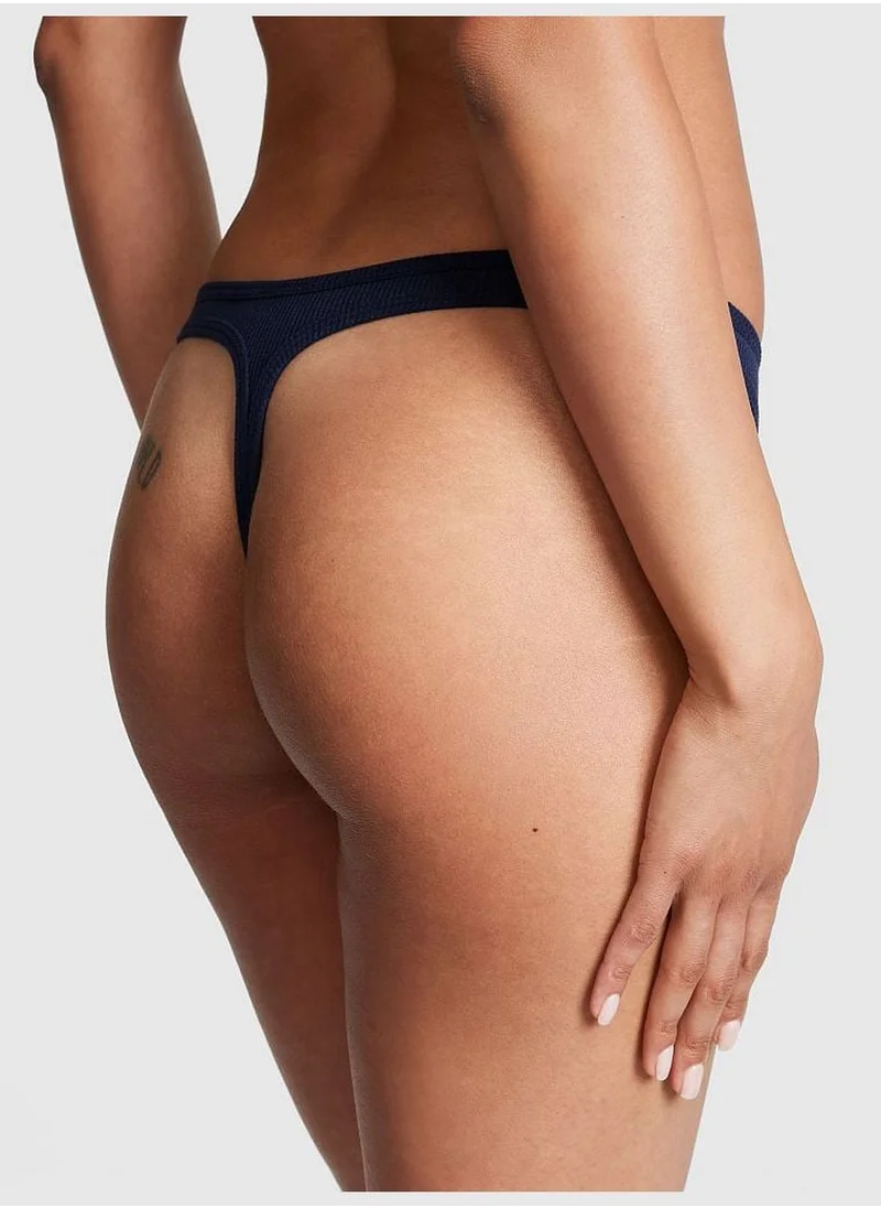 PINK Cotton Thong Panty