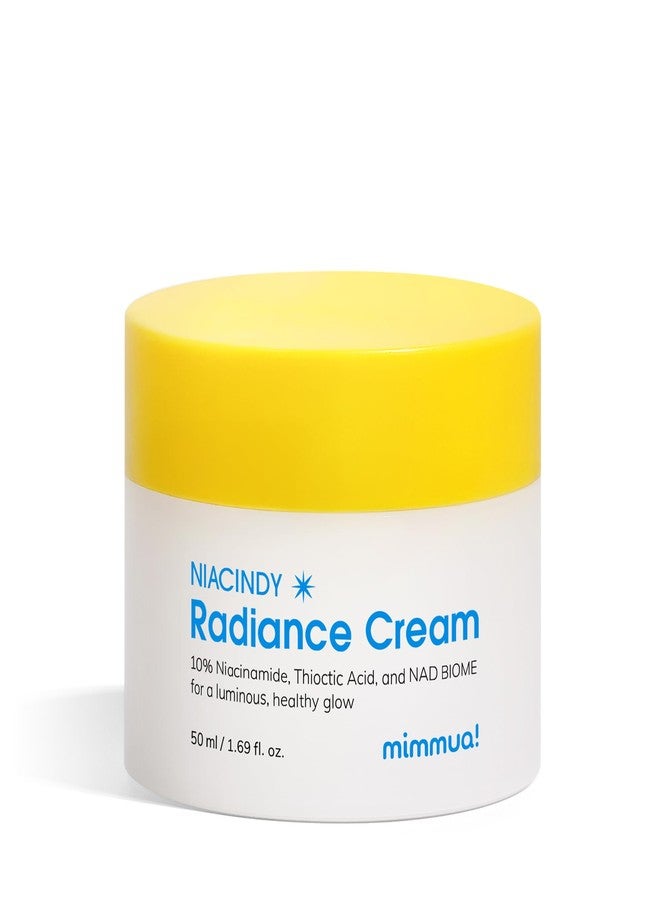 mimmua! NIACINDY Radiance Capsule Cream | Liposomal NAD + 10% Niacinamide +Thioctic Acid + 9 Peptides | Dark Spot Remover & Anti-Aging Moisturizer | Korean Clinical Formula for Radiant Skin | 50ml - Image 1