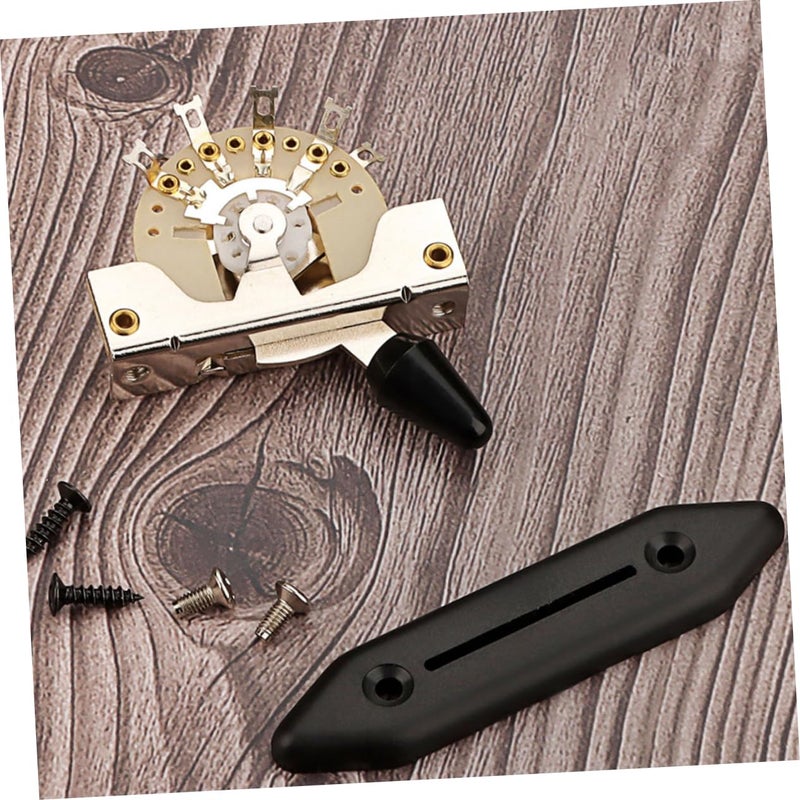 1Set Way Guitar Lever Switch Cover Plate Easy Installation Reliable Operation Protective Guard for Electric Guitar Pickup Enhances Aesthetics Performance - Image 5