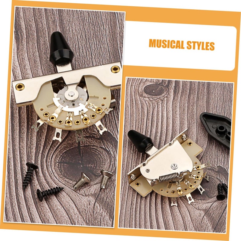 1Set Way Guitar Lever Switch Cover Plate Easy Installation Reliable Operation Protective Guard for Electric Guitar Pickup Enhances Aesthetics Performance - Image 3