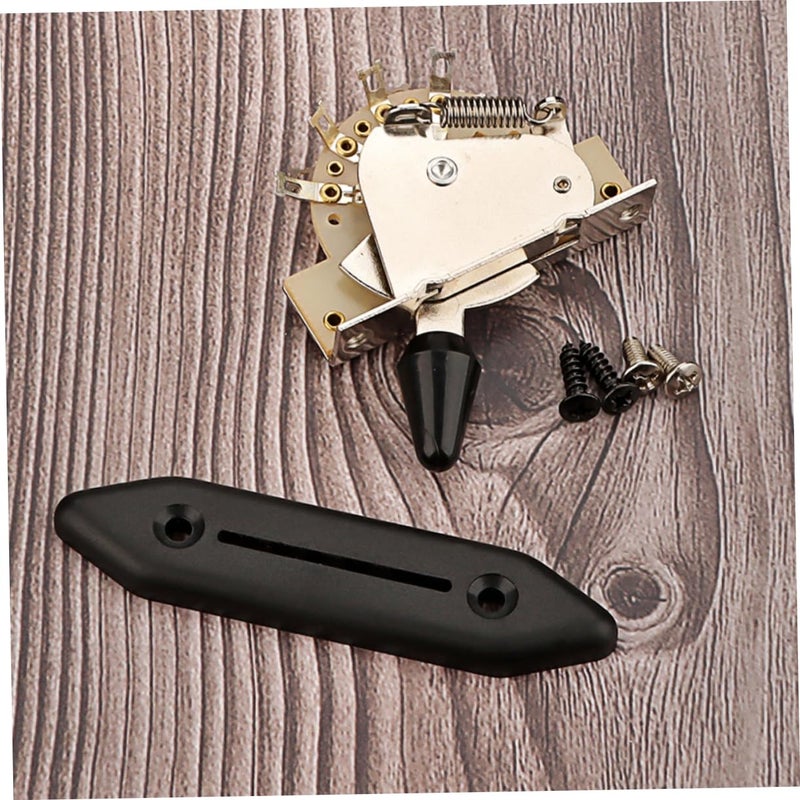 1Set Way Guitar Lever Switch Cover Plate Easy Installation Reliable Operation Protective Guard for Electric Guitar Pickup Enhances Aesthetics Performance - Image 4