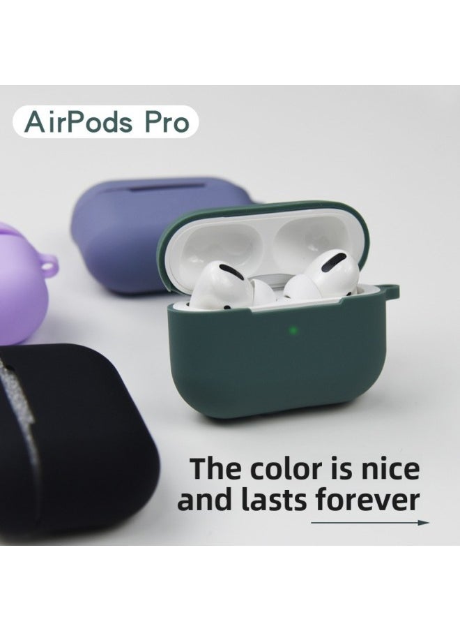 Generic - Airpods Pro Headphone Case For Apple 3 Generation Bluetooth Headset Silicone Protective Case Airpods Protective Case-Colour:Dune Color-Applicable Model:Airpods Pro - Image 1