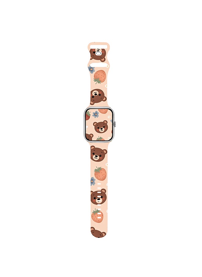 Generic Bands Compatible with Apple Watch Band 38mm 40mm 41mm 42mm 44mm 45mm 49mm, Women Men, Soft Silicone Sport Wristbands Replacement Strap for All iWatch Series 10/9/8/7/6/5/4/3/2/1/SE/Ultra/Hermès  - Image 2