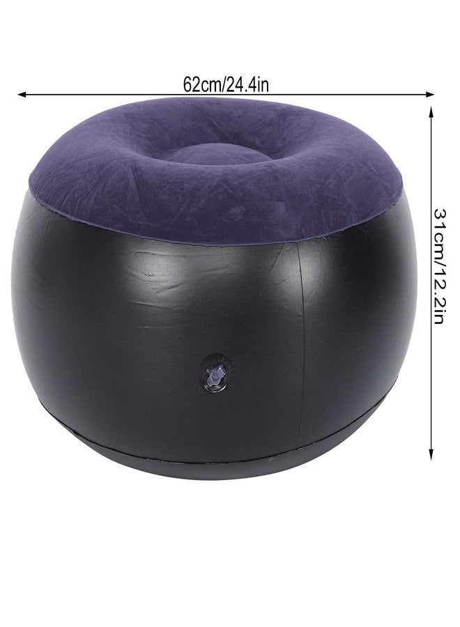 Zunate Portable Inflatable Couch Camping Chair for Outdoor, Inflatable Flocking Stool for Adults Kids Single, Mini Inflatable Chair Sofa for Home Office Travel - Image 5