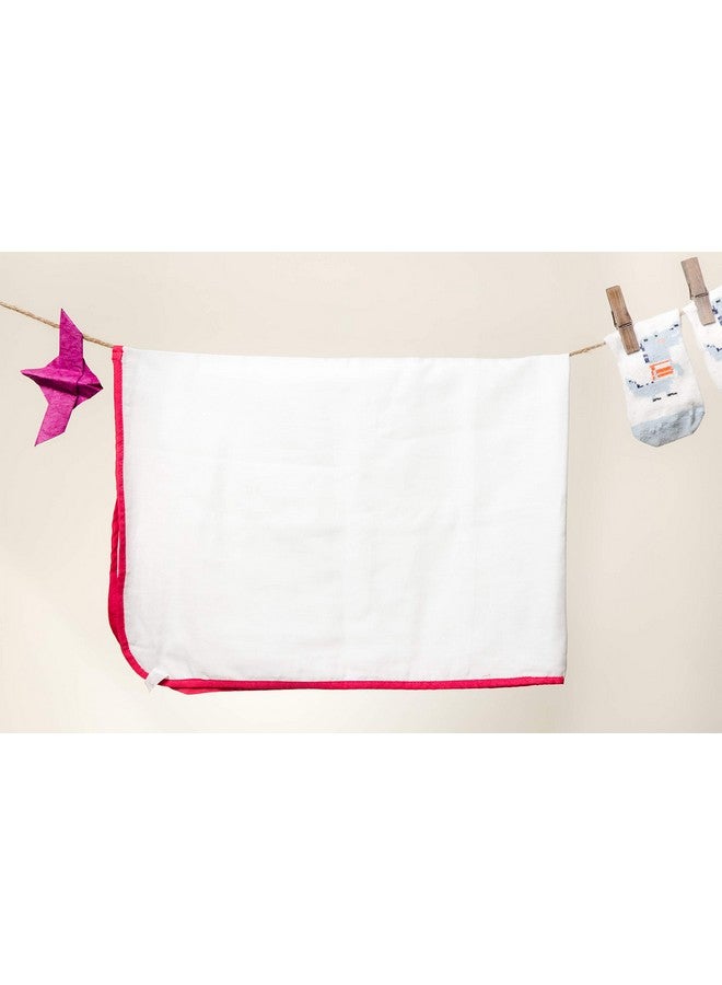 JnB Jacha & Bacha Jumbo Gift Set for Newborns - Set of 6 Nappies, 6 Napkins, 2 Towels, 2 Burp Cloth, 1 Liner - Pure Soft Dhoti Cotton (Yellow) - Image 5