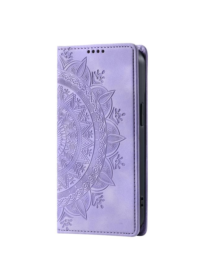 erorex Case For Motorola Moto G84 Totem Embossed Magnetic Leather Phone Case - Image 2