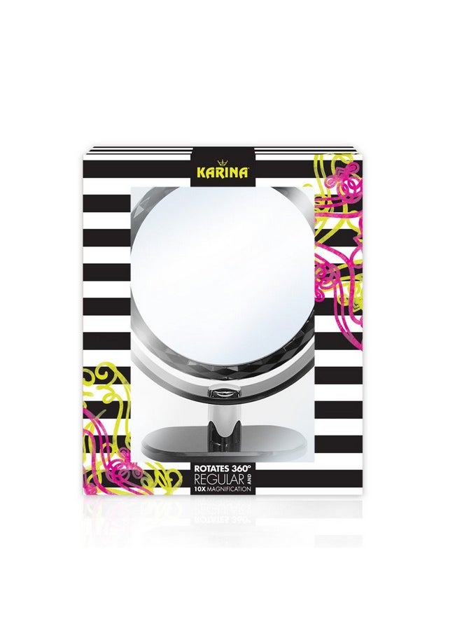 Karina Tabletop Mount 10X1X Magnification 360 Degree Mirror  - Image 3