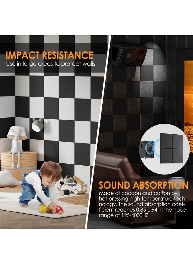 MaxGear Large Cork Board For Wall 36" X 24", Black Bulletin Board, 6 Pack Felt Wall Tiles With Pushpins, Cork Boards For Office Pin Board Tack Board Cork Boards - Image 4