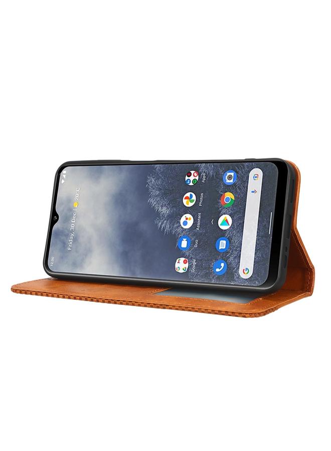 S-TOP Case For Nokia G60 5G Magnetic Buckle Retro Texture Leather Phone Case - Image 4