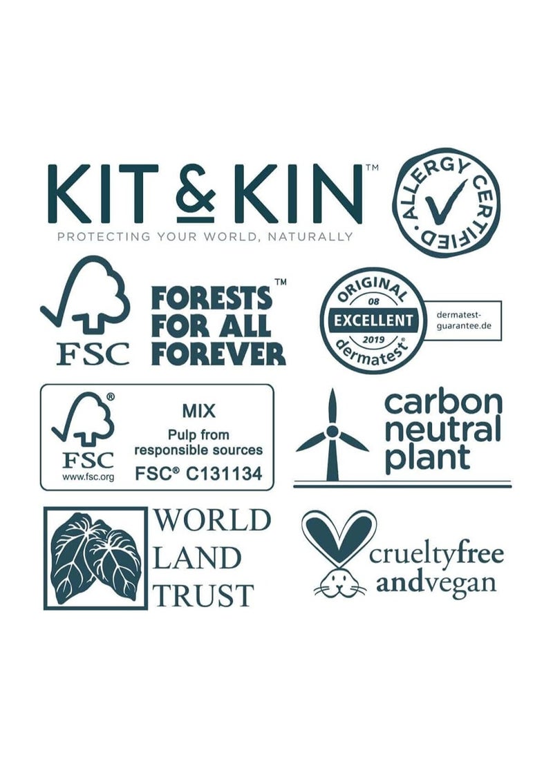 Kit & Kin KIT & KIN Eco Friendly Baby Diapers Size 3 | Soft Flash Dry Disposable Diapers, Superior Leak Protection Hypoallergenic for Skin Protection Baby Diapers (Size 3 - Pack of 32)  - Image 4