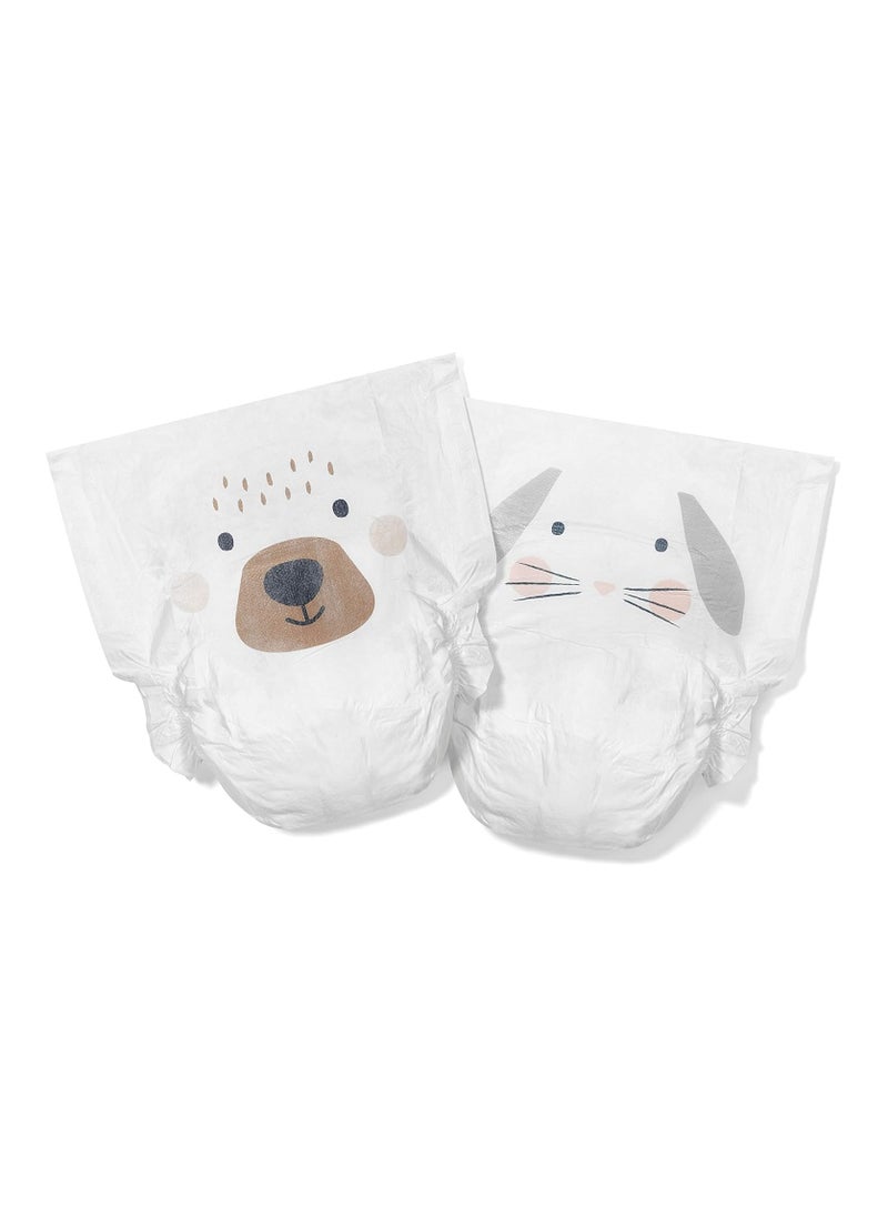 Kit & Kin KIT & KIN Eco Friendly Baby Diapers Size 3 | Soft Flash Dry Disposable Diapers, Superior Leak Protection Hypoallergenic for Skin Protection Baby Diapers (Size 3 - Pack of 32)  - Image 2