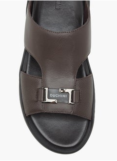 DUCHINI Men's Solid Slip-On Sandals  - Image 2