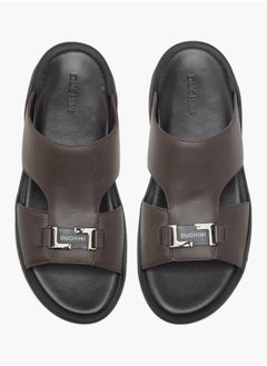 DUCHINI Men's Solid Slip-On Sandals  - Image 1