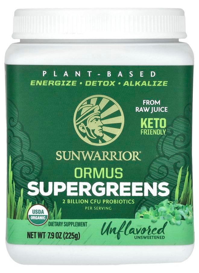 Sunwarrior Ormus Supergreens Unflavored  7.9 oz (225 g) 