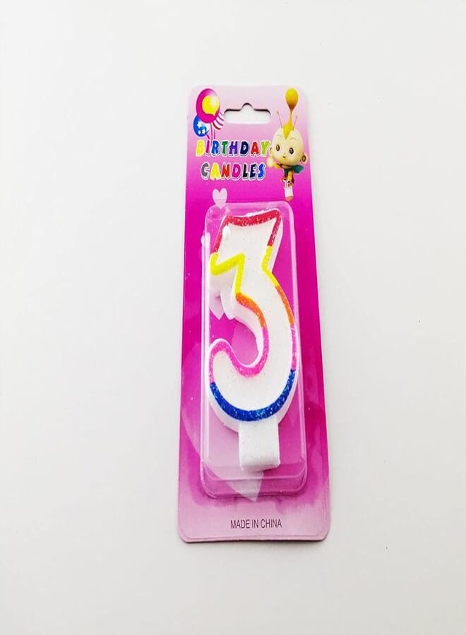 Birthday Candle - Multicolor - 3