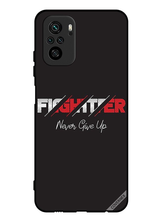 Covernex Protective Case Cover For Poco M5s 4G Fighter Never Give Up - Image 1