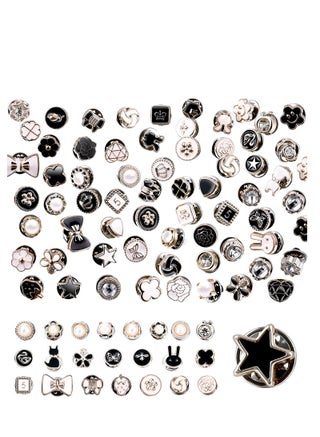 Brooch Buttons Cover 80 Pcs Safty Button Pins Blouse Pins Women Button Pins Jewelry for Clothing Hats Jacket Bags Accessories Supplies DIY Crafts - pzsku/Z245C373C04362A19E3B8Z/45/1755164985/257854d8-64c5-454a-94ff-f7273516eda8