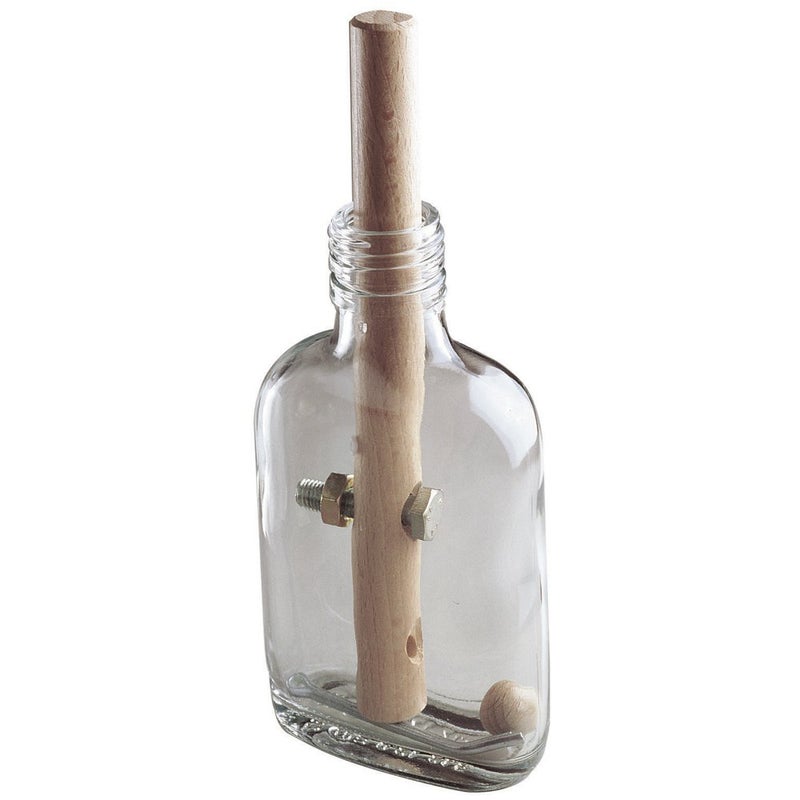 Bits and Pieces - Bottled Frustration Impossible Puzzle Bottle - Glass Bottle Brain Teaser Puzzles for Adults â€“ Brain Game - 3" x 8" x 1-1/2" - Image 2