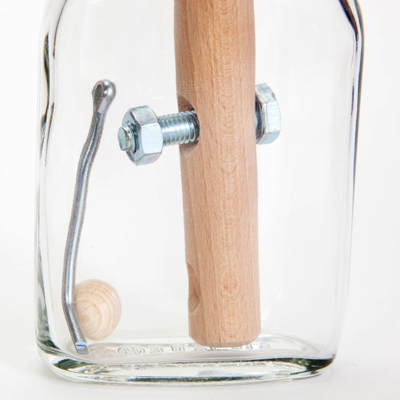 Bits and Pieces - Bottled Frustration Impossible Puzzle Bottle - Glass Bottle Brain Teaser Puzzles for Adults â€“ Brain Game - 3" x 8" x 1-1/2" - Image 5