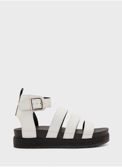 Truffle Multi Strap Chunky Sports Sandal  - Image 1