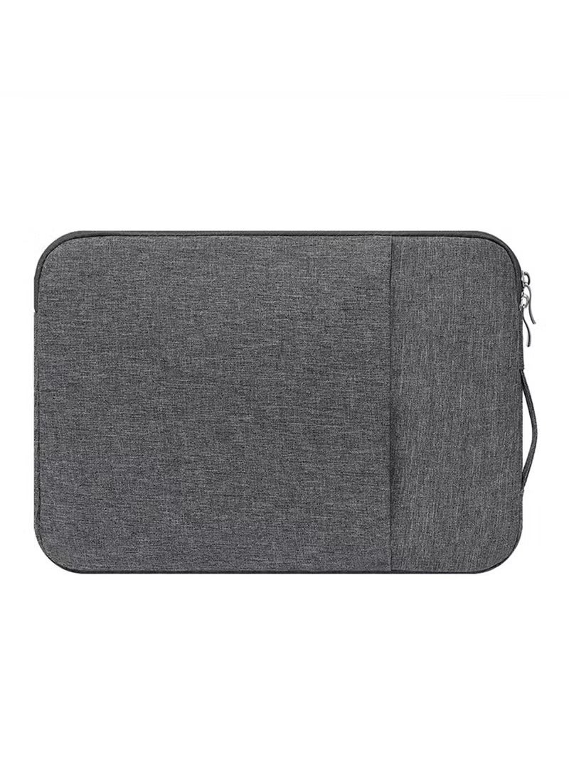 Arabest - 15.6-Inch Laptop Sleeve with Handle, Protective Case with Zipper Portable Monitors Computer Bag, Dark Grey - Image 1