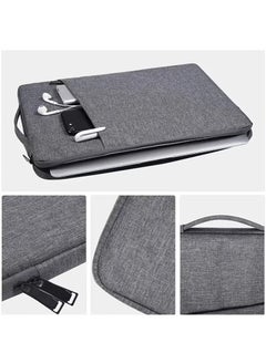 Arabest 15.6-Inch Laptop Sleeve with Handle, Protective Case with Zipper Portable Monitors Computer Bag, Dark Grey  - Image 2