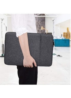 Arabest 15.6-Inch Laptop Sleeve with Handle, Protective Case with Zipper Portable Monitors Computer Bag, Dark Grey  - Image 5