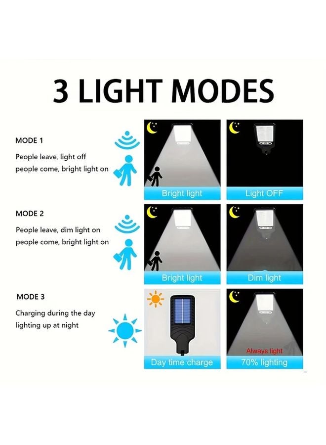 مستشعر الحركة الذكي للمصابيح الشمسية الجدارية عالية السطوع لمصابيح الفناء الخارجي - Image 5
