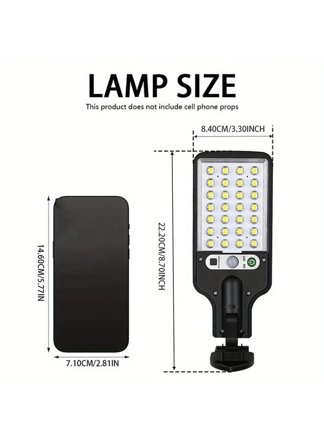 مستشعر الحركة الذكي للمصابيح الشمسية الجدارية عالية السطوع لمصابيح الفناء الخارجي - Image 4