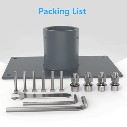 XLTTYWL Starlink Mount, Starlink Flat High Performance Pipe Adapter- Premium Starlinks High Performance Wedge Mounting Kit for Star Link HP Internet Kit Satellite, UTA-222 - Image 3