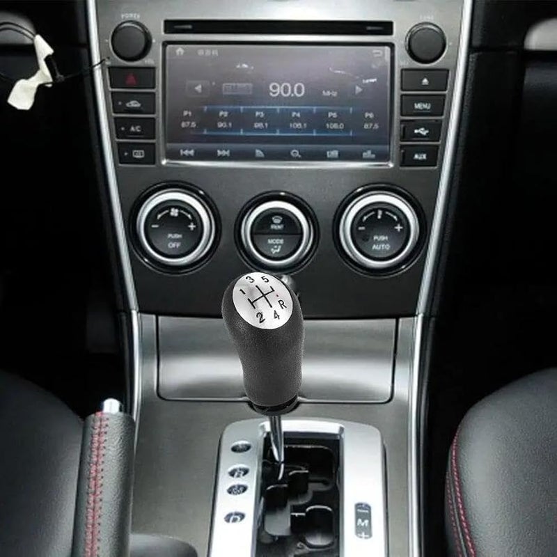 Silver 5 Speed Gear Shift Knob Stick Head Lever Handle for Renault Clio 3 Twingo 3 Laguna 2 - Image 5