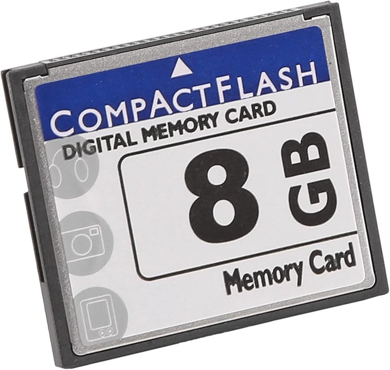 بطاقة ذاكرة فلاش مدمجة احترافية سعة 8 جيجابايت باللونين الأبيض والأزرق - Image 1