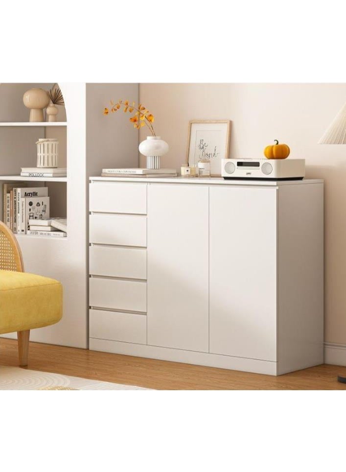 جولدن خزانة أدراج بيضاء، أربعة أدراج، خزانة أدراج لغرفة النوم، خزانة أدراج للمكتب، خزانة أدراج لغرفة المعيشة، أثاث غرفة نوم عصري وبسيط، خزانة تخزين حائطية (DGC001) - Image 3