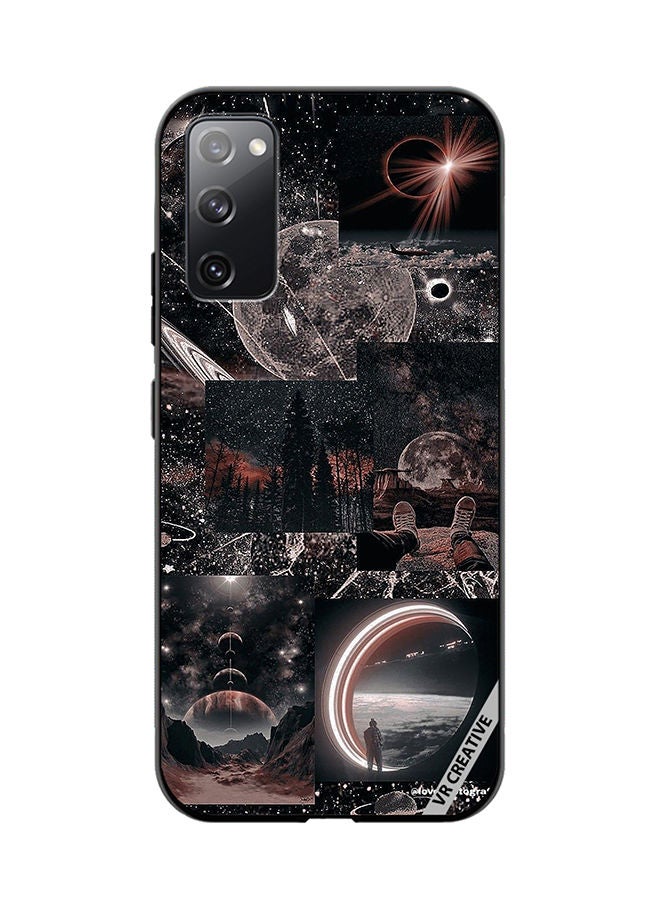 VR CREATIVE Protective Case Cover For Samsung Galaxy S20 FE 5G Galaxy Design Multicolour - Image 1