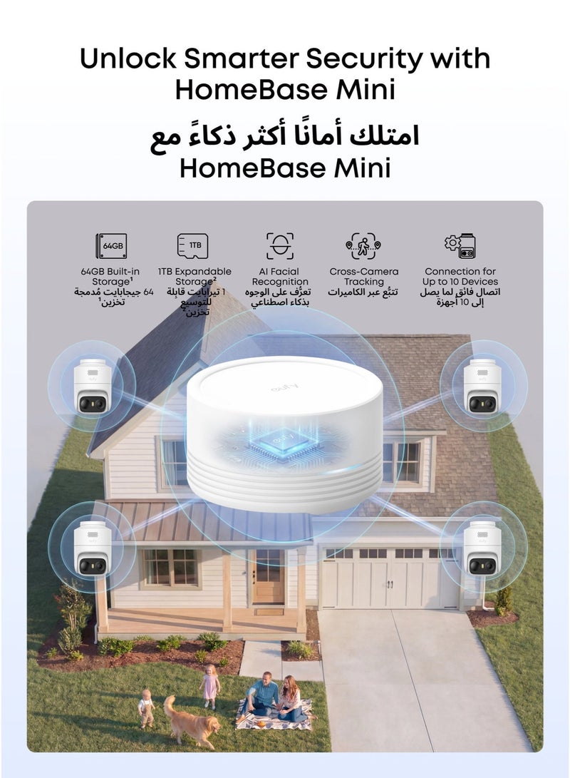 إيوفي eufy Security eufyCam C37 2K Solar Security Camera Outdoor Wireless, 360° Pan & Tilt AI Tracking, Human/Pet/Vehicle Detection, Flexible Solar Panel, Color Night Vision, No Monthly Fee - Image 4
