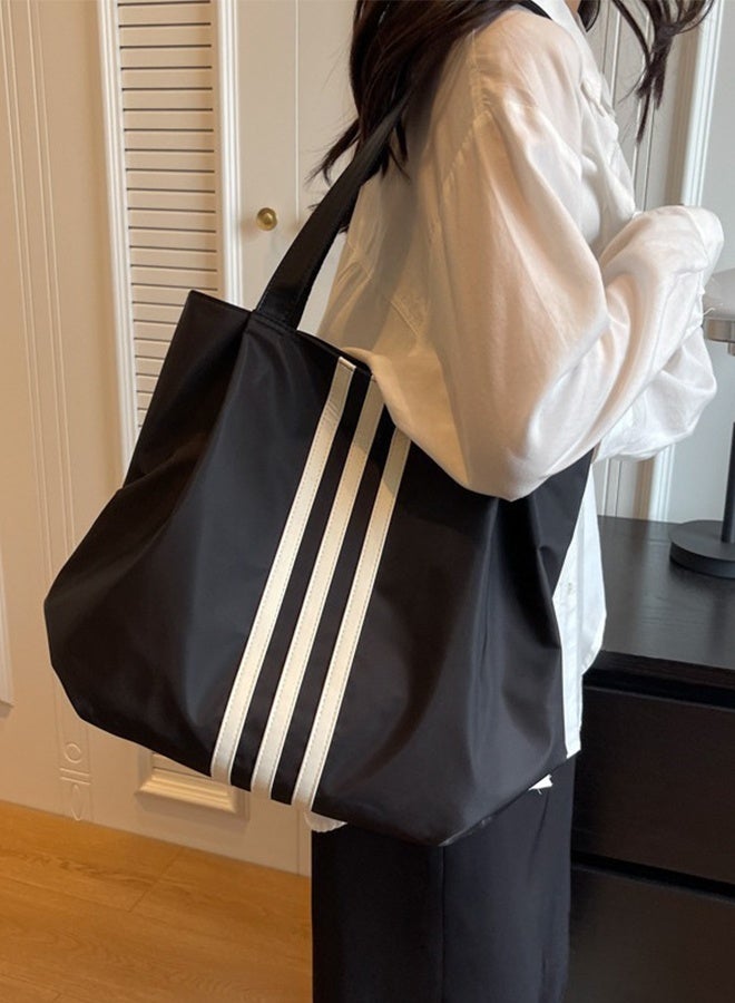 DUNISO Women's Shoulder Tote Bag Canvas Handbag For Women Large Capacity Bucket Bag Fashionable Travel Messenger Shoulder Bag For Ladies Girls College Students - Image 2