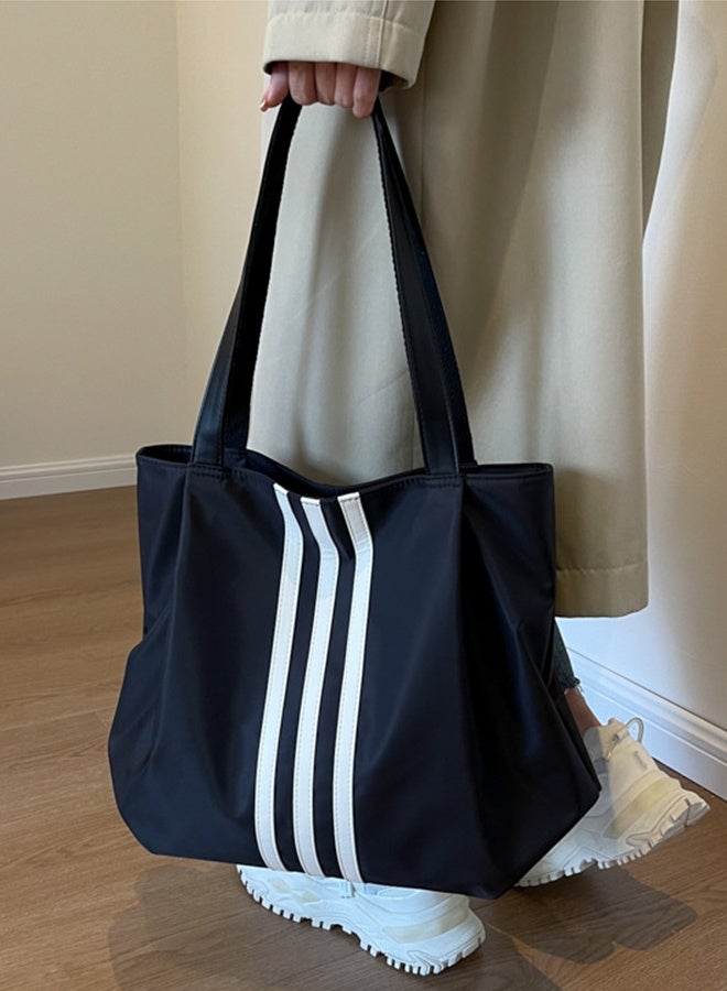 DUNISO Women's Shoulder Tote Bag Canvas Handbag For Women Large Capacity Bucket Bag Fashionable Travel Messenger Shoulder Bag For Ladies Girls College Students - Image 3