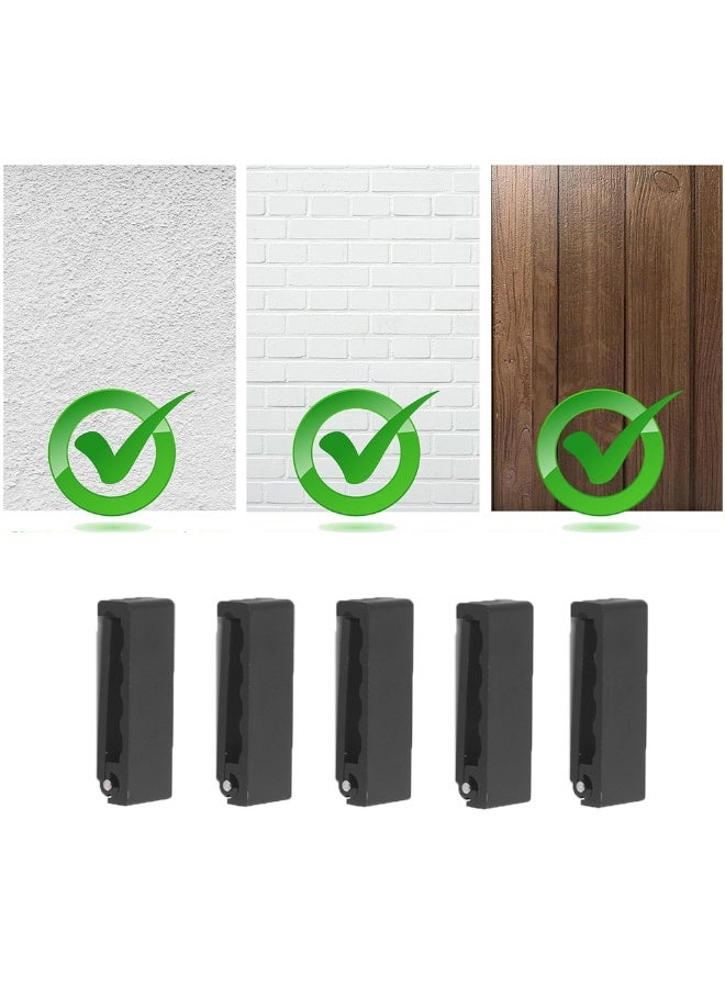 Loquat Folding Coat Hooks, Wall Mounted Aluminum Alloy Hooks, 5Pcs Foldable Hook for Hanging Towel, Hangers, Hat, Backpacks, Clothes, Suitable for Bathroom, Bedroom, Living Room  - Image 3