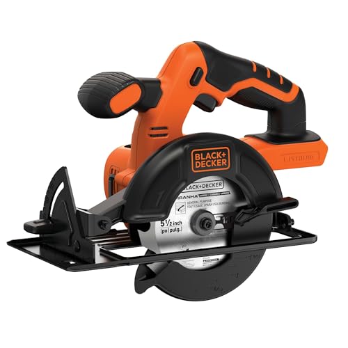 BLACK+DECKER 20V 5-1/2" Cordless Circular Saw, Bare Tool Only (BDCCS20B) - Image 1