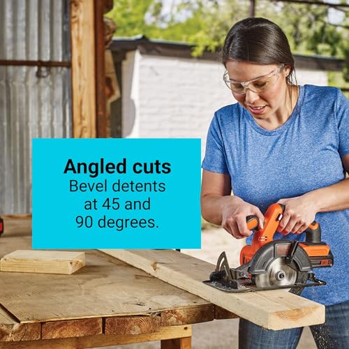 BLACK+DECKER 20V 5-1/2" Cordless Circular Saw, Bare Tool Only (BDCCS20B) - Image 3