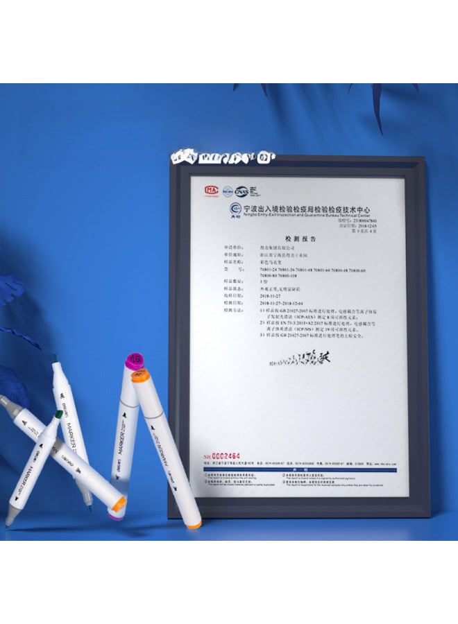 Deli Primary School Children's Art Painting Double Head Marker 12 Color 24 Color 36 Color 48 Color 60 Color 80 - Image 4