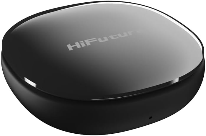 HiFuture FlyBuds4 True Wireless Earbuds with ANC, 4 Mics, 30H Playtime, Bluetooth 5.4, Graphite-Inspired Sound, Waterproof, Secure Fit, Noise Cancelling Earbuds, Black - Image 4