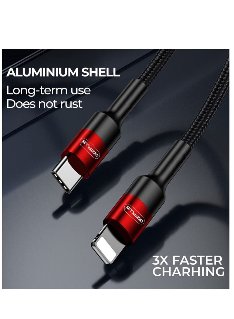 Digit plus type c charger cable for iPhone fast charging cable 3A output 1.2 Meters 4FT durable cable compatible with iPhone devices iPad upgradable update 12000 swing test - Image 3