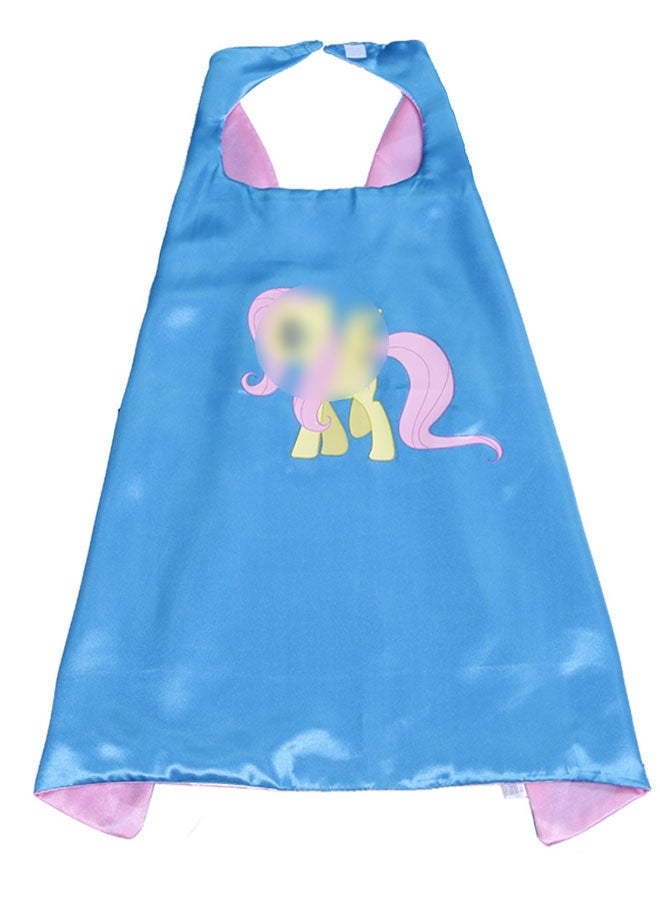 Halamodo Capes and Masks Set , My Little Pony - Kids Cosplay Costume Set ,Double Side Cape For Girls Ages 3-12 ,For Birthday Party ,Costume Party ,Stage Performance ,Theme Celebration Party ,Talent Show ,Best Gifts For Kids ,70*70cm - Image 3