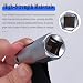 JEUCLEL 12 Drive Oil Filter Strap Wrench Oil Filter Strap Type Wrench Remover Compatible with Most Vehicles Engine Maintenance 120mm Adjustable Filter Removal Auto Engine Motorcycle Belt Wrench - Image 4
