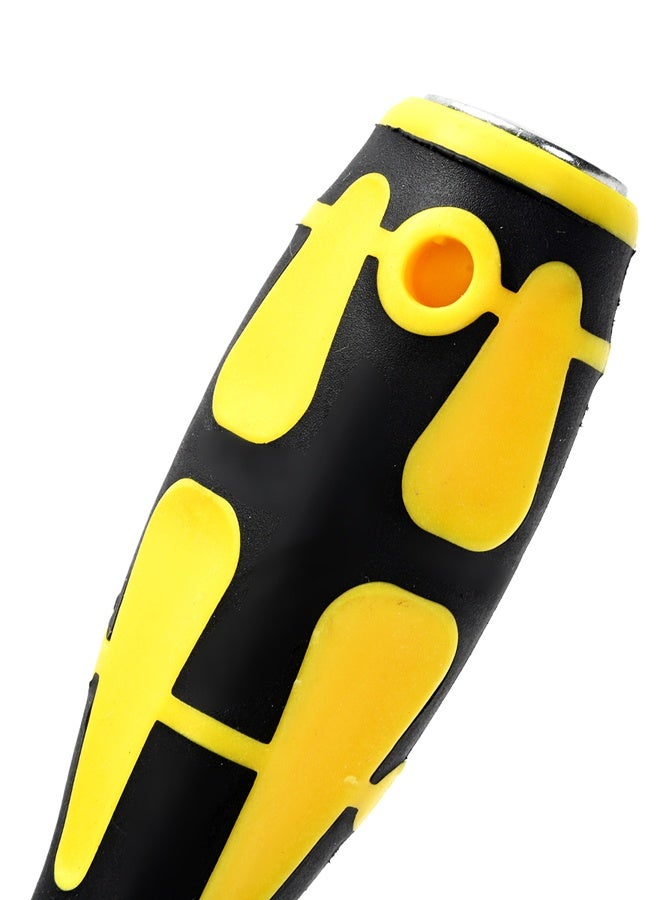 لوازم طقم مفك يد ربر 6 حبات مفكات فيليبس ومسطحة بمقاسات متعددة، مقابض غير قابلة للانزلاق - مناسب للإصلاحات المنزلية والمشاريع الحرفية والورش والكراجات - Image 5